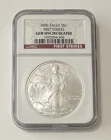 2006 American Silver Eagle $1 NGC First Strikes Gem Uncirculated (B)