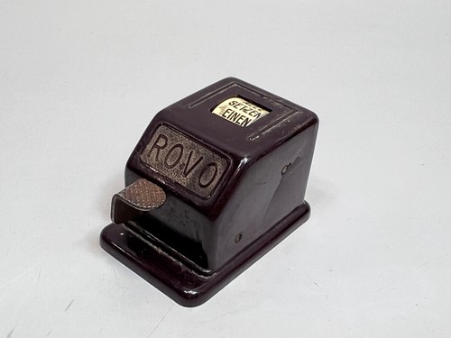 1930s Antique DRGM German ROVO Bakelite Dice Put and Take Nimm Gib Roller Game - Picture 2 of 6