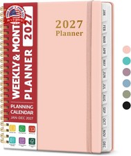 Planner 2026-2027 for Women  Men, Academic Monthly and Weekly Calendar Planner,