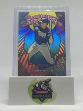 2025 Topps Series 2 Corey Seager Summer Superstars Blue Foil Insert /150 (SS-40)