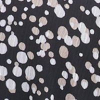 TOMMY HILFIGER Womens Black Blouson-sleeve Short Evening Shift Dress 8 - Picture 4 of 11