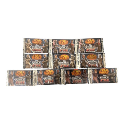 10x Force Attax Serie 4 Booster Packs - Topps Englisch NEU OVP - Star Wars TCG