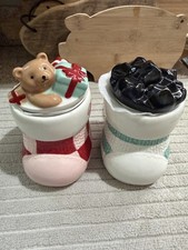 Hand Painted Ceramic Christmas Mugs Set Nice ...