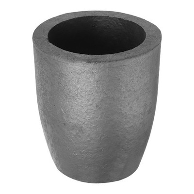 Silizium Graphit Tiegel 9kg für Kupferguss Gold Silber 4,33''ID x 6,69''H