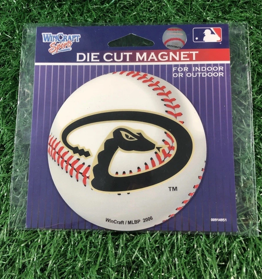 Arizona Diamondbacks VINYL DIE CUT BASEBALL Magnet 4" MLB LICENSED Car Fridge - Image 4 of 4
