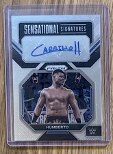 Humberto Carrillo Auto Sensational Signatures Panini WWE 2023 Prizm #SN-HMB