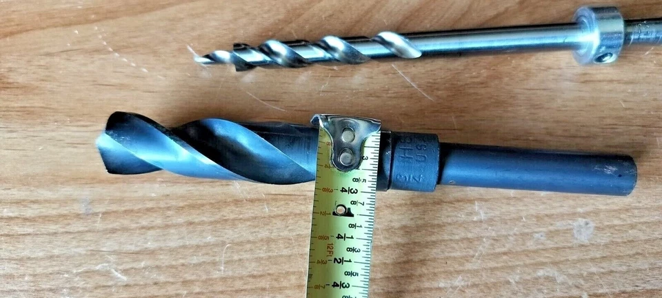 Juego de 2 brocas HS USA | Tamaño: broca Deming de 3/4" y broca de 3/8" ***LEER DESCRIPCIÓN*** Foto 4 de 4