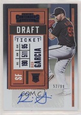 2020 Panini Contenders Rookie 2 Draft Ticket Blue 52/99 Rico Garcia Auto 0c6