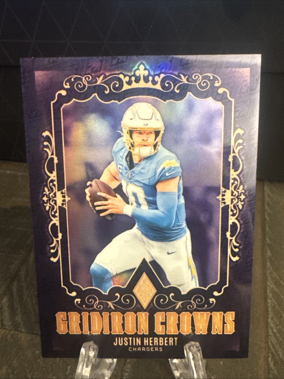2024 Panini Phoenix - Gridiron Crowns Justin Herbert #GCJHT SSP