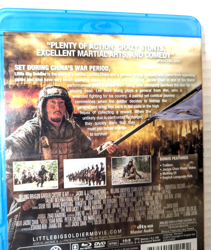 Little Big Soldier Bluray + DVD Combo Blu-ray OOP Tested Jackie Chan - Picture 8 of 10