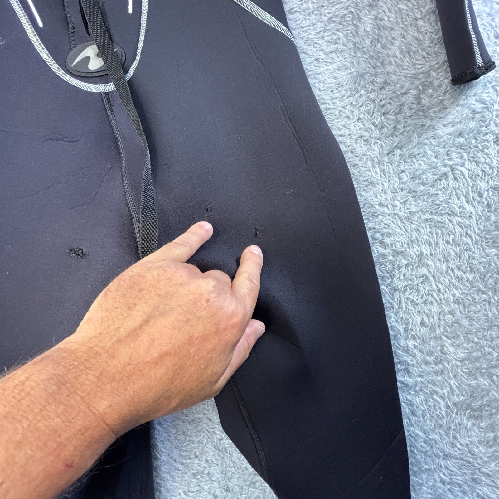 Aqua Lung 3mm HydroFLEX Full Neoprene Wetsuit womens M Black Scuba Dive