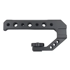 Universal Aluminum DSLR Camera Rig Top Handle Three Cold Shoe Adapter Mount