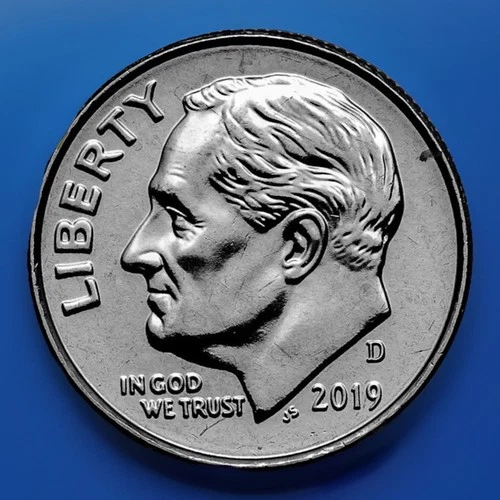 2019-D Roosevelt Dime Superb Gem BU From Original Bank Roll Fast Shipping