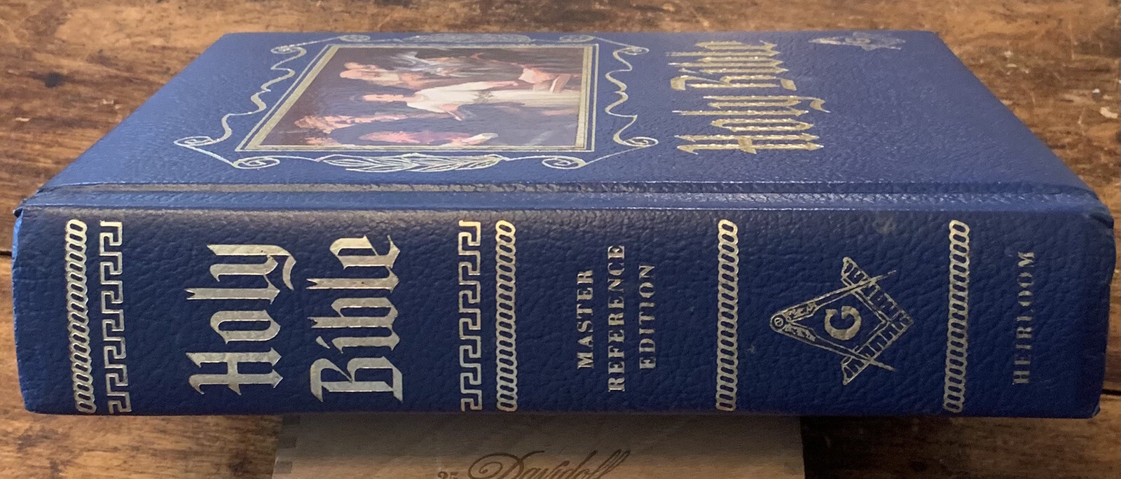 VTG 1971 Masonic Free Masons Holy Bible KJV Red Letter Edition Master