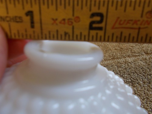 VINTAGE TISCHLAMPE TEILE WEISS GLAS KOCHFELDNAGEL ABSTANDSHALTER MEHRZWECK MENGE - 2 - Bild 7 von 8