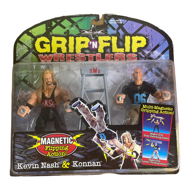 Konnan WCW Grip N Flip ToyBiz Vintage 