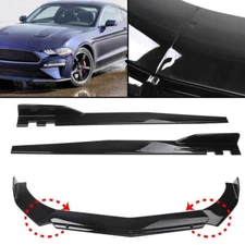 Front Bumper Lip Spoiler Splitter Body Kit Side Skirt For Lexus IS200t IS250 IS