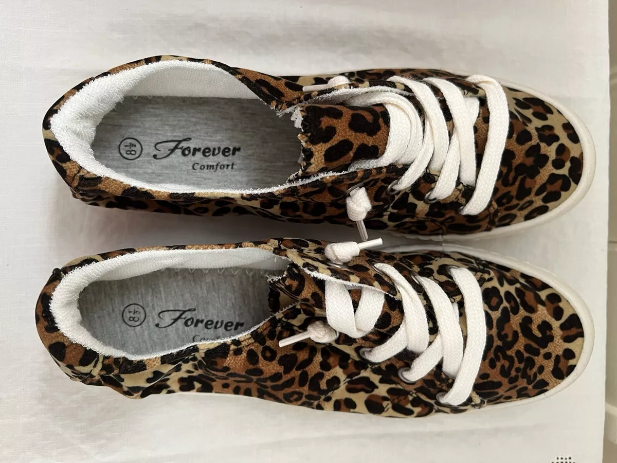 Forever link leopard best sale sneakers