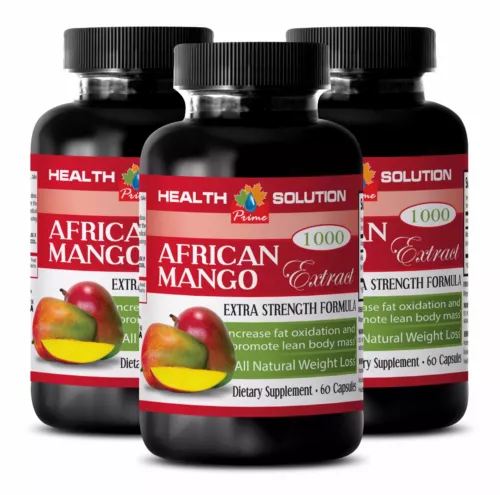 Weight management AFRICAN MANGO EXTRACT 1000 FAT BURNER Weigh loss supplement 3B