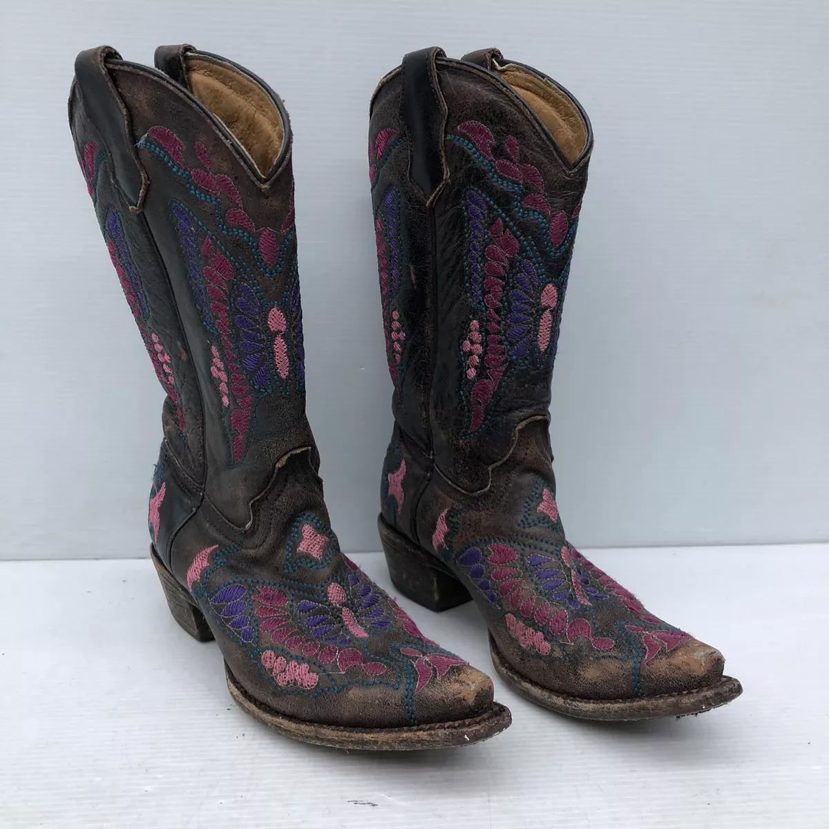 Purple corral boots sale