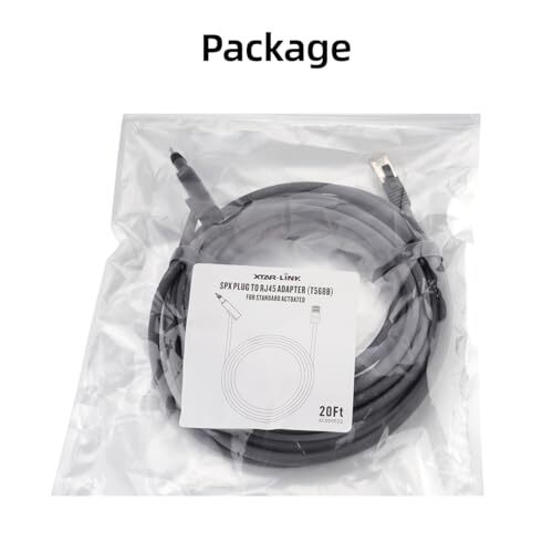Starlink 20FT Cable SPX Plug to RJ45 Adapter(T568B),26AWG