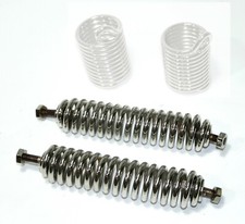 2x Druckfeder (1 Paar) für Federgabel  NSU 501 T , TS, verchromt, neu, Nachbau