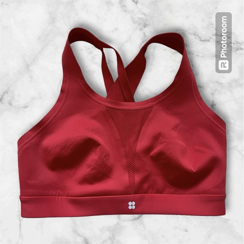 Sweaty Betty Women's All Train Sports Bra Sz 38D Cardinal Red High