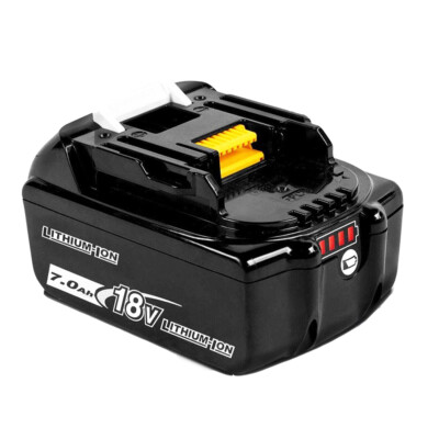 for Aeboren Ersatzakku BL1860 18 Volt - 7,0 Ah- Lithium ion mit LED LXT 18V Akku