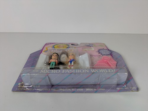 Meritus Kidgetts Micro Fashion World Mini Poseable Dolls Vtg 1989 Sealed #15040 - Picture 14 of 18