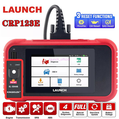 2026 LAUNCH CRP123X OBD2 Scanner Engine ABS SRS Code Reader Car Diagnostic Tool