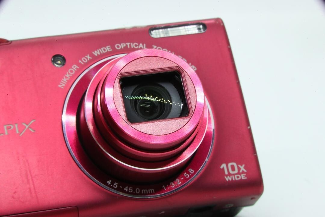 Nikon COOLPIX S6200 16.0MP Digital Camera - Red for sale