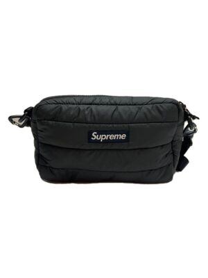 Supreme Shoulder Bag 22AW PUFFER SIDE Polyester Black Used Supreme Shoulder Bag 22AW PUFFER SIDE Polyester Black Used