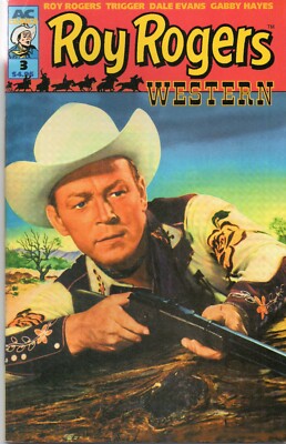 1999 Roy Rogers Western AC Comics No. 3 Black And White Comic Book