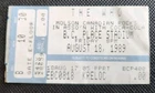 THE WHO CONCERT TICKET AUG.18/89 BC PLACE VANCOUVER BC CANADA