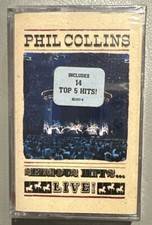 Phil Collins - Serious Hits Live Cassette SEALED w/ Hype Stickers