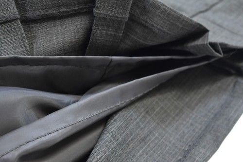 Evan Picone Gray Glen Check Long Sleeve 2 Button Blazer A-Line Skirt Suit 12 - Picture 10 of 10