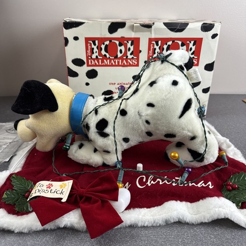 Vintage 1996 Telco Disney 101 Dalmations Dipstick Animated Motionette Christmas - Picture 2 of 9