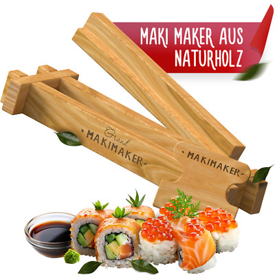 Sushi maker aus Buchenholz   Einfach japanische Maki und Sushi selber machen