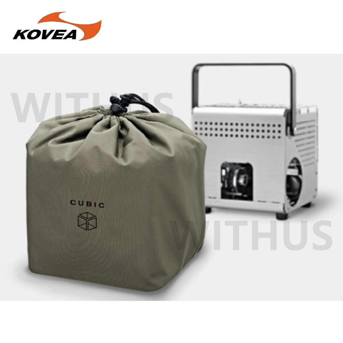 Chauffage portable 1050W – double tête gaz butane