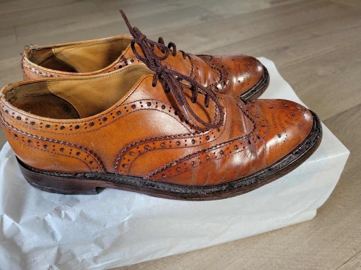 Loake Lydney Brown Classic Country Brogue 7 needs resole