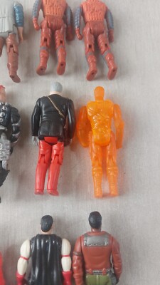 M.A.S.K. action figures, 80's, 3 inch, KPT, CPG, good to xlnt played
