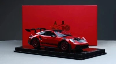 1/18 AI Model Porsche 911 GT3 RS 992 with Black Base Limited