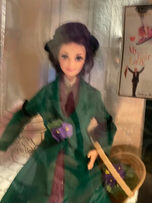 1995 My Fair Lady Hollywood Legends Eliza Doolittle Barbie Green Coat NEW |  eBay