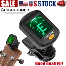 LCD Clip On Chromatic Acoustic Electric Guitar Bass Ukulele Banjo Violin Tuner