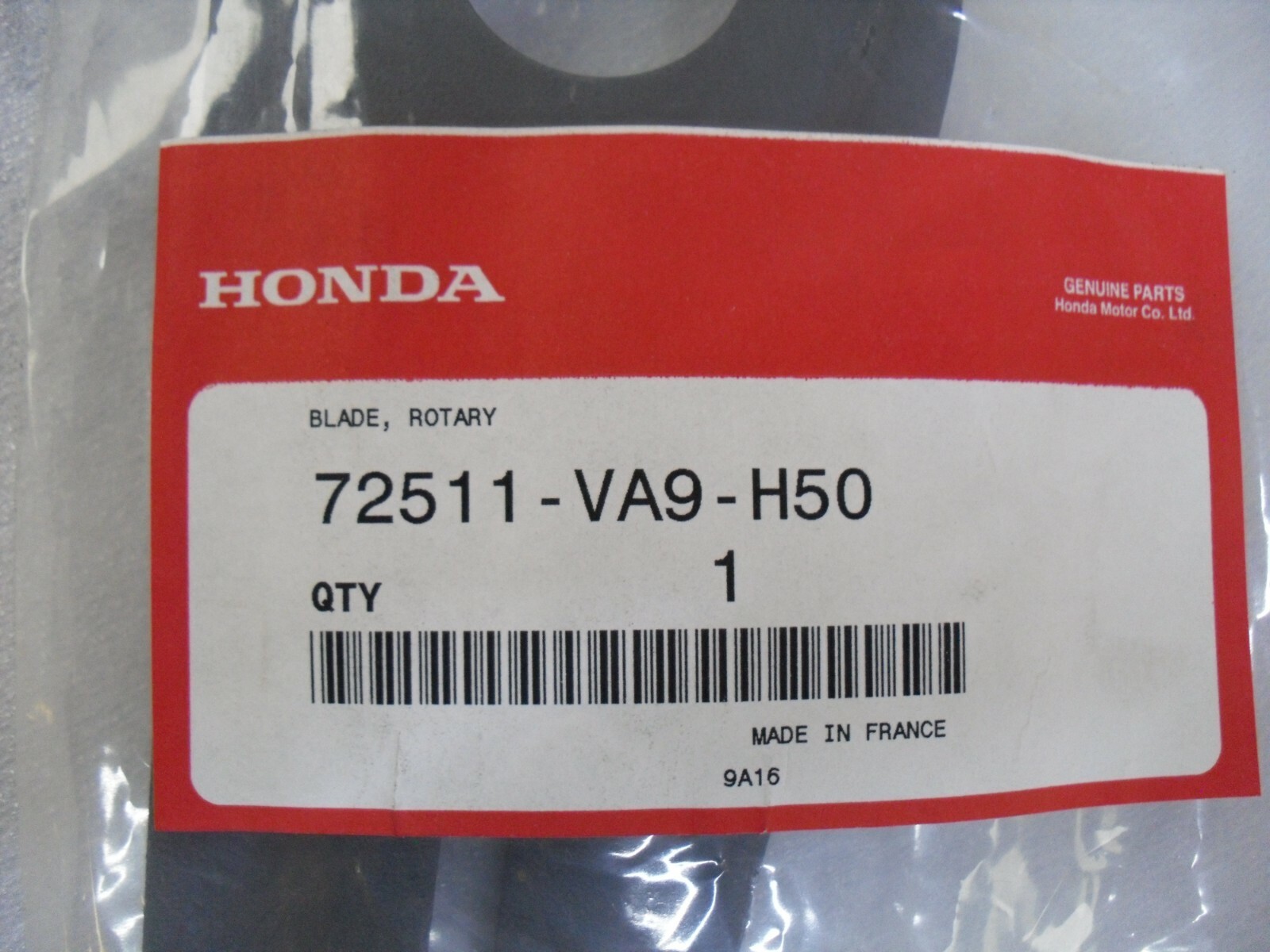 Honda 72511-VA9-H50 Lawnmower Rotary Blade for sale online | eBay UK
