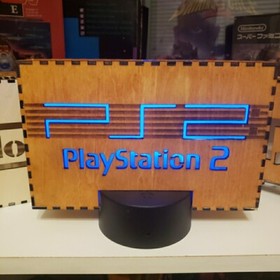 PlayStation 2 PS2 Console Custom Light Display Video Game Decor 16color w/remote