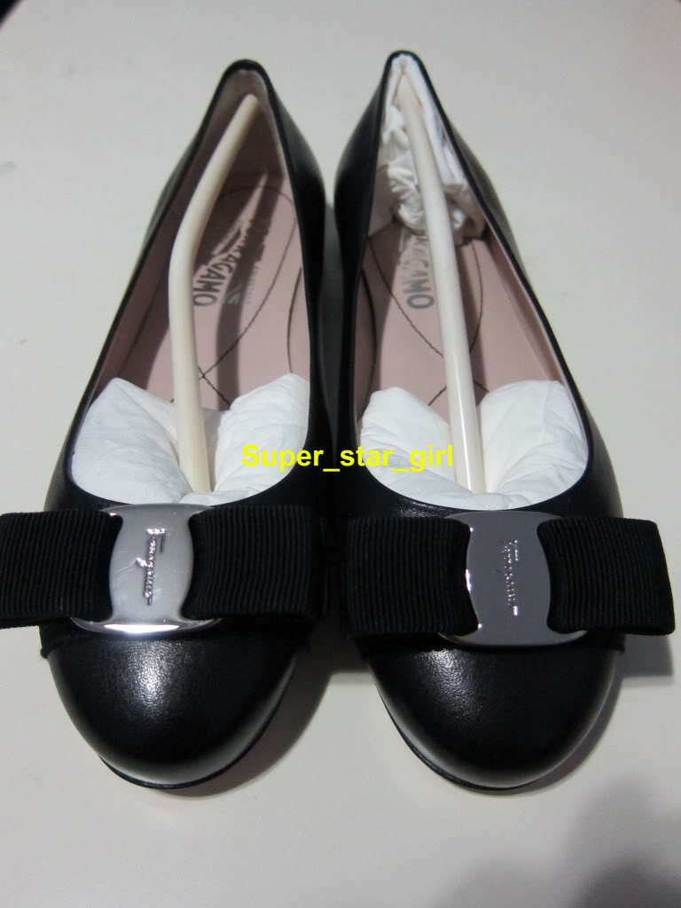 Salvatore Ferragamo Varina Black Shoes 5 1/2 5.5 C ~* | eBay