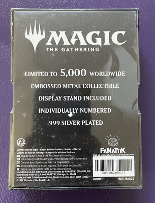 mtg silver plated cards Magic the Gathering Chandra Nalaar Limited Edition Silver Plated Ingot –  Good Game