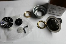1-1/2" O.D Dia., Stainless Steel, Drain with Strainer Basket