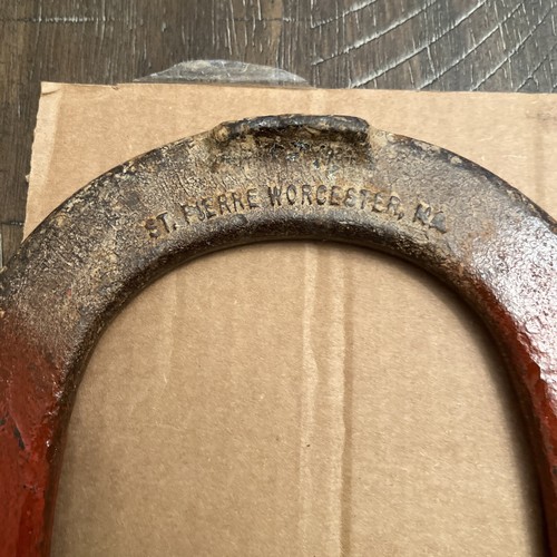 Vintage Royal Steel Horseshoe Set — 4 Shoes Genuine Forged Steel - Picture 6 of 9